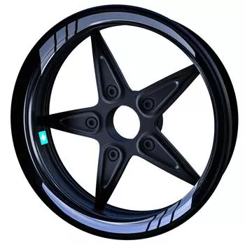 Moto GP Stone Grey Внутренняя лента обода колеса полосы Наклейки Наклейка CinarExtreme