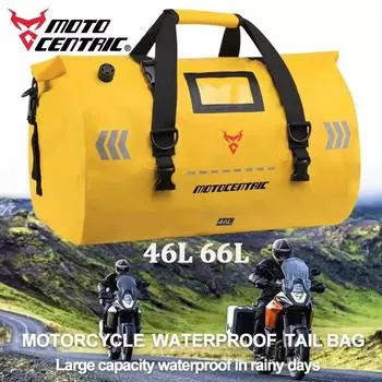 MOTOCENTRIC Мотоциклетная Сумка Водонепроницаемая Сумка на заднее сиденье Багажники Дорожный Багажник Портативный Седло Внешняя Велосипедная Сумка 46 л 66 л