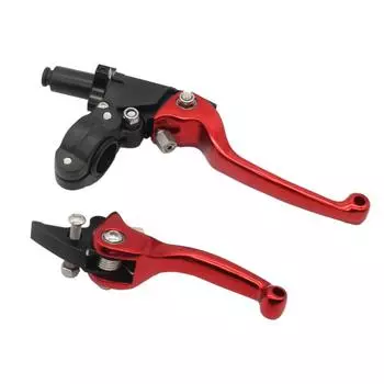 Мотоцикл 7/8 22 мм CNC F3 тормозная муфта складные рычаги для HONDA SUZUKI YAMAHA CRF CR XR YZ WR EXC 125 230 250 250F 400 красный