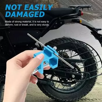 Мотоцикл ATV Универсальный инструмент для позиционирования тяжелой цепи Портативный инструмент для калибровки звездочек Ручной инструмент для ремонта колес чёрный