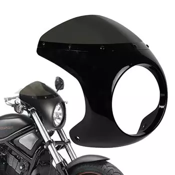 Мотоцикл Cafe Racer Передний капот Rocket Bikini Универсальный (Черное/дымчатое стекло)