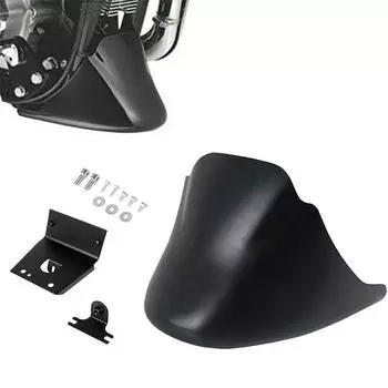 Мотоцикл черный передний нижний спойлер брызговик воздушный щиток подбородок обтекатель для Harley 883 XL 2004-2014 матовый черный