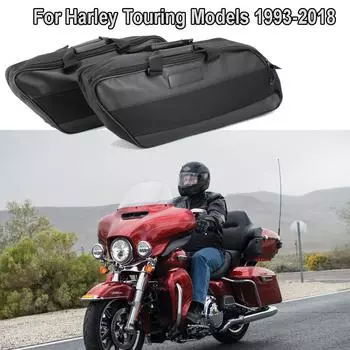 Мотоцикл для Harley Touring Road King Electra Street Glide Ultra Tour FLTR FLHX седельная сумка багажник лайнер седельная сумка A