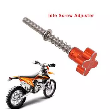 Мотоцикл для KTM XCW EXC 250 300 TPI 18-23 XCW 150 TPI 2020 2024 2024 2024 дроссельная заслонка воздушный регулятор скорости холостого хода винт болт регулятор оранжевый
