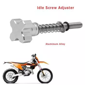 Мотоцикл для KTM XCW EXC 250 300 TPI 18-23 XCW 150 TPI 2020 2024 2024 2024 дроссельная заслонка воздушный регулятор скорости холостого хода винт болт регулятор красный