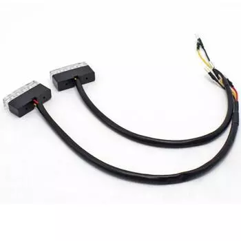 Мотоцикл красный задний фонарь 12 В мини 5 светодиодов низкий расход топлива стоп-сигнал