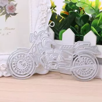 Мотоцикл металлический трафарет трафарет бумажная карта скрапбук тиснение DIY ремесло