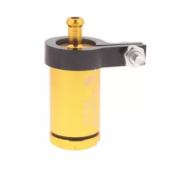 Мотоцикл модифицированный универсальный Cnc алюминиевый бензиновый масляный фильтр подходит для картинга, мотоцикла, мотоцикла, бензина, газа, топливных фильтров золотой
