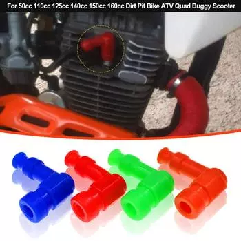 Мотоцикл мотоцикл высокопроизводительный колпачок свечи зажигания для 50cc 110cc 125cc 140cc 150cc 160cc Dirt Pit Bike ATV Quad Buggy Scooter красный