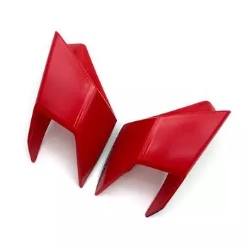 Мотоцикл Передний обтекатель Аэродинамические винглеты Боковые спойлеры Декоративный динамический комплект крыльев Наклейка для спортбайка