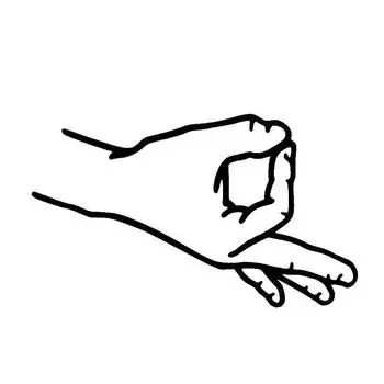 Мотоцикл персонализированные наклейки OK Gesture для тела стильные съемные водонепроницаемые виниловые наклейки автомобильные аксессуары чёрный