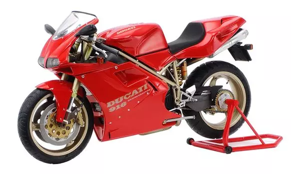 Мотоцикл серии TAMIYA Ducati 916 Пластиковая модель 14068 1/12 № 68 красный