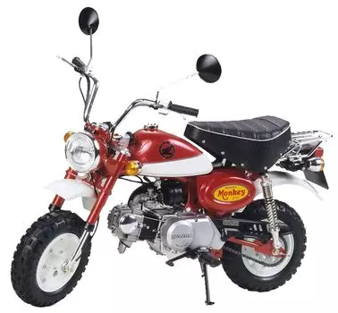 Мотоцикл серии Tamiya Honda Monkey 2000 Специальная модель Пластиковая модель 16030 1/6 № 30 чёрный