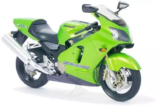 Мотоцикл серии Tamiya Kawasaki Ninja Пластиковая модель 14084 1/12 № 84 ZX-12R красный