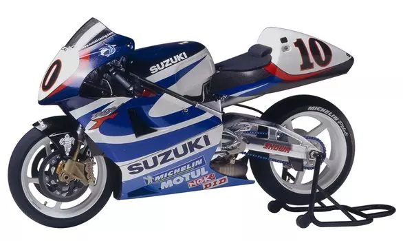 Мотоцикл серии Tamiya Suzuki XR89 Пластиковая модель 14081 1/12 № 81 RGV- серый