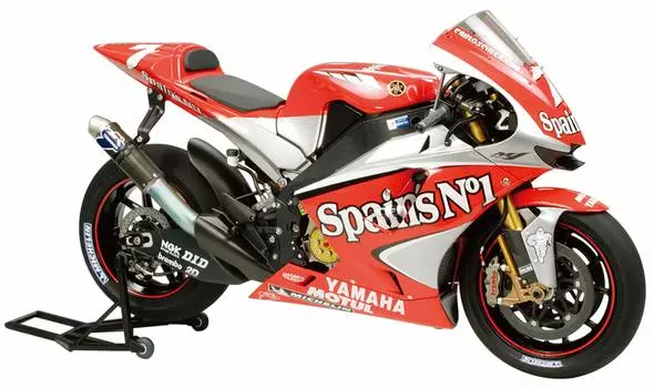 Мотоцикл серии Tamiya Yamaha 04 Пластиковая модель 14100 1/12 №100 YZR-M1 №7/№33
