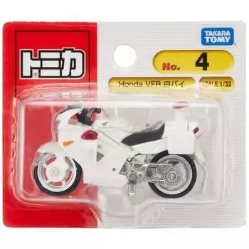 Мотоцикл Takara Tomy Tomica No.004 Honda VFR800 (Волдырь) Мини-машинка для детей от 3 лет