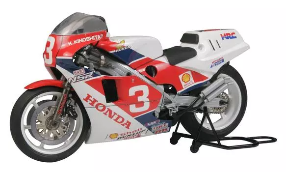 Мотоцикл Tamiya серии Honda NSR500 заводской цвет пластик модель 14099 1/12 № 99