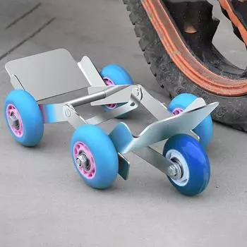 Мотоцикл, тягач, тягач для автомобиля, усилитель спущенных шин, аккумуляторный автомобиль, спущенная шина, аварийная тележка, прицеп для электромобиля серебряный