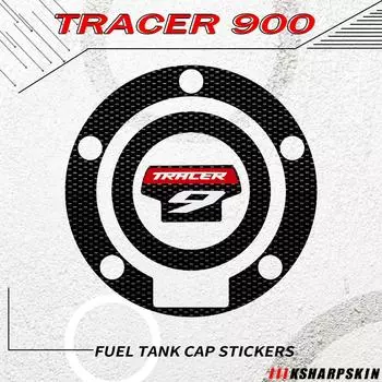 Мотоциклетная 3D-накладка на топливный бак из углеродного волокна, наклейка для защиты деталей кузова для YAMAHA TRACER 900 TRACER 9 110316