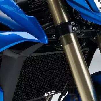 Мотоциклетная алюминиевая решетка радиатора, защита для Suzuki GSR750 ABS GSR 750 без ABS 2010-2017 2016 2015 2014 BLACK NO LOGO