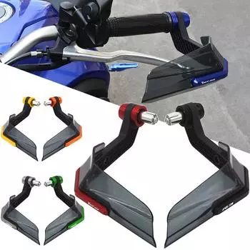 Мотоциклетная алюминиевая ручка, защита для рук, защита для Yamaha YZF R25 R3 MT03 MT-03 MT25 MT-25, цевье MT03 LOGO Black