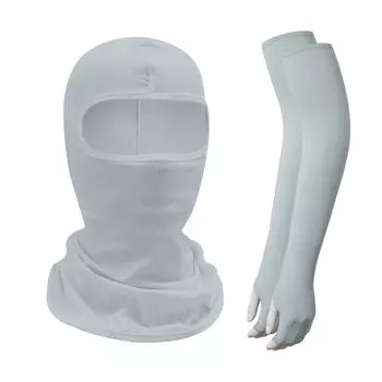 Мотоциклетная Балаклава, анфас, с рукавами, теплая, ветрозащитная, дышащая, мотоциклетная, для мотокросса, байкерская, велосипедная, с защитой от ультрафиолета