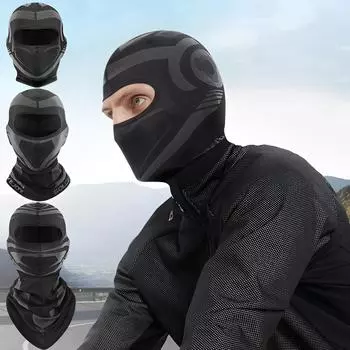 Мотоциклетная Балаклава Маска для лица Летняя защита от УФ-солнца Ветрозащитная дышащая маска для шлемов для активного отдыха