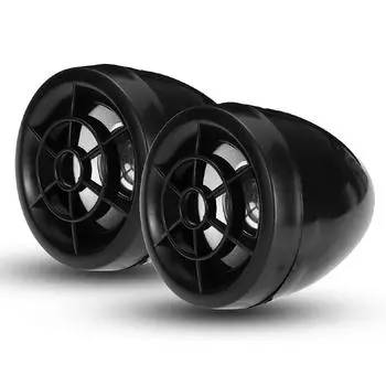 Мотоциклетная Bluetooth Аудио Водонепроницаемая Противоугонная Сигнализация Динамик FM Радио MP3 Плеер Усилитель Музыки Пульт Дистанционного Управления чёрный