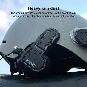 Мотоциклетная Bluetooth-гарнитура, беспроводные стереонаушники для мотошлема, музыкальный плеер, наушники Handsfree с держателем-клипсой