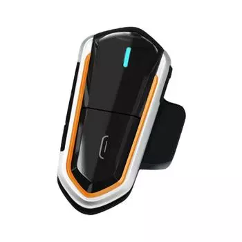 Мотоциклетная BT-гарнитура, домофон для мотоциклетного шлема, высокочёткий стереодинамик HIFI, 300 для двух человек чёрный