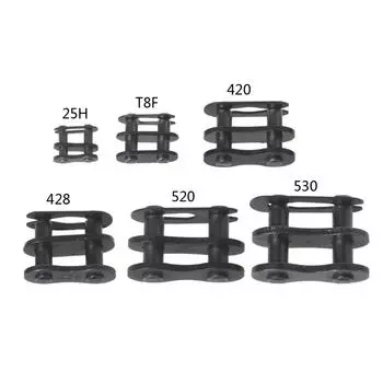 Мотоциклетная цепь пряжка кольцо звено 25H# T8F# 420# 428# 520# 530# соединитель пряжка кольцо мотоциклетная цепь ремонтные инструменты