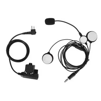 Мотоциклетная двусторонняя гарнитура +U94 PPT 7.1 мм мотоциклетная двусторонняя гарнитура для Motorola GP88 GP300