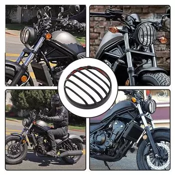 Мотоциклетная фара, защитная крышка, защитная крышка для Rebel CMX 300, черная защита