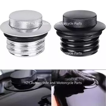 Мотоциклетная крышка бензобака, всплывающая завинчивающаяся крышка топливного бака для Harley Sportster Dyna Softail Fatboy 1982-2018 чёрный
