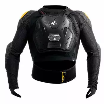 Мотоциклетная куртка Komine CE Level 2 Safety Jacket Black XL CE Standard Level 2 Protector SK-823 чёрный