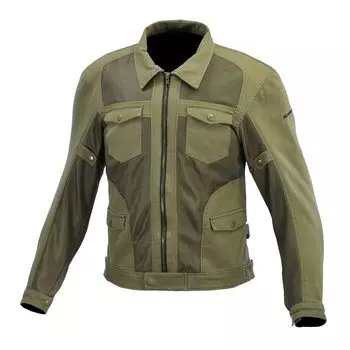 Мотоциклетная куртка Komine Field Mesh Jacket Olive 2XL JK-161 оливковый