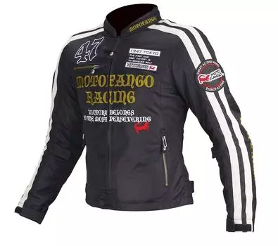 Мотоциклетная куртка KOMINE с двойной сеткой M 1173 для сетчатого материала, стандарт CE, уровень 2, стандарт CE, защита черного/золотого цвета MJ-003, весна/лето