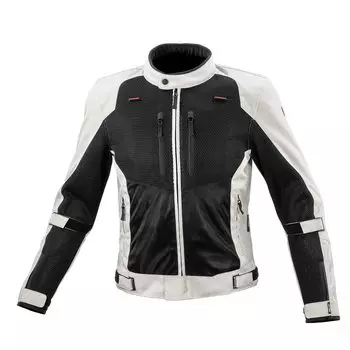 Мотоциклетная куртка Protect 3D Airstream Jacket светло-серая черная 2XL [KOMINE] JK-1563 07-1563 мужская