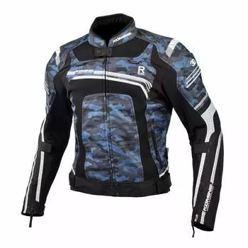 Мотоциклетная куртка R Spec Mesh Jacket 1209 для осени и зимы, сетчатый материал, защитный материал CE Standard Stretch Material, синий 2XL [KOMINE] JK-130, весна, лето,