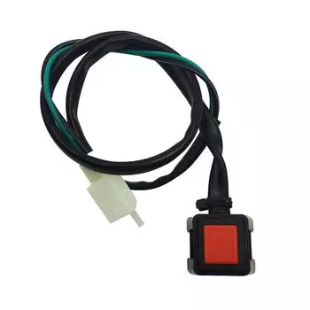 Мотоциклетная квадратная кнопка включения/выключения стартера двигателя, руль зажигания для мотоцикла KTM YAMAHA HONDA, универсальный красный