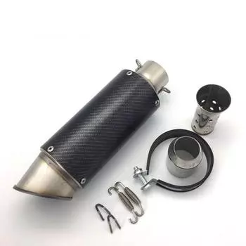 Мотоциклетная модифицированная выхлопная труба двигателя 51 мм универсальная Oblique with pattern