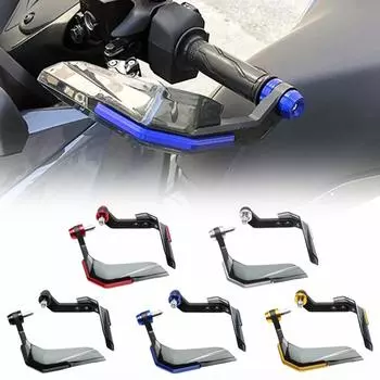 Мотоциклетная общая защита CNC алюминиевый сплав ручной тормоз противопадающий чехол защита ветрового стекла руль гудок M7Y3 чёрный