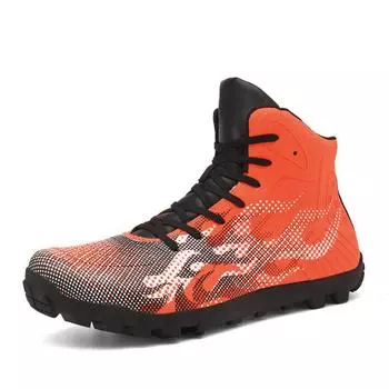 Мотоциклетная обувь Мотоциклетная обувь для верховой езды Мужская рыцарская обувь для доски Мотоциклетные ботинки Гоночные ботинки Мотоциклетное снаряжение 39 оранжевый