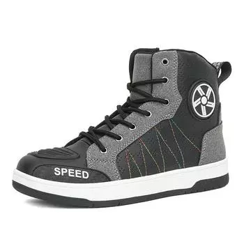 Мотоциклетная обувь Мотоциклетная обувь Мужская обувь для верховой езды Всесезонные внедорожные мотоциклетные ботинки Гоночные ботинки Всесезонное туристическое снаряжение для мотоциклистов 39 чёрный