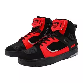 Мотоциклетная обувь Мотоциклетная обувь Мужская рыцарская обувь для езды на велосипеде на все времена года Мотоциклетные ботинки Гоночные ботинки Мотоциклетное туристическое снаряжение на все времена года 43 бездна