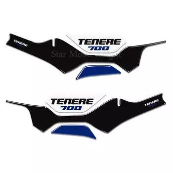 Мотоциклетная оригинальная защита рук, расширенные 3D наклейки для Yamaha TENERE 700 T700 XTZ 690 XT 700 Z- красный