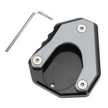 Мотоциклетная подставка для увеличения, боковая подставка, увеличительная пластина, замена из алюминиевого сплава для серебряный