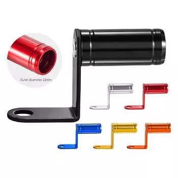 Мотоциклетная ручка CNC алюминиевый зажим для телефона USB зарядное устройство держатель удлинитель кронштейн держатель зажим чёрный