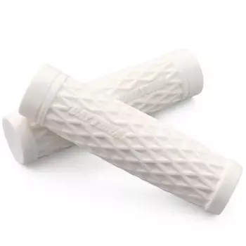Мотоциклетная ручка Daytona Grippy Grip для руля диаметром 25,4 (Дюймовый бар) 127 мм Концевой непроникающий GG-D-GRID Белый 47899